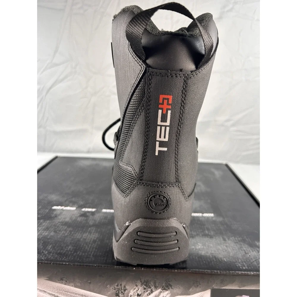 Ski-Doo TEC+ Snowmobile Boots Size 10 Black Primaloft HydroGuard Waterproof NEW